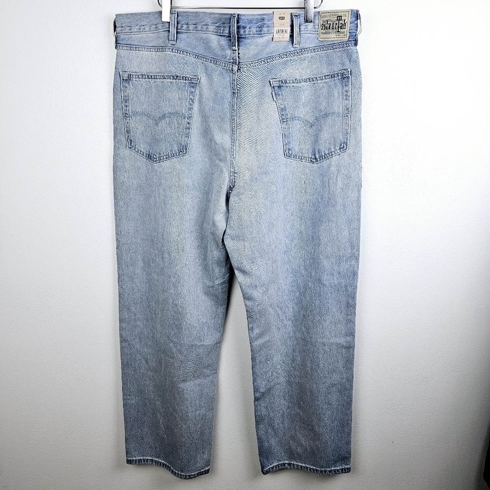 Levi's SilverTab Loose Lightwash Jeans NWT 40x30 - Picture 5 of 16